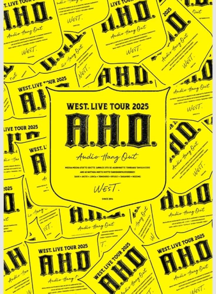 WEST. LIVE TOUR DVDセット Amazon.co.jp: DVDセット WEST. LIVE TOUR 2025 A.H.O. -Audio